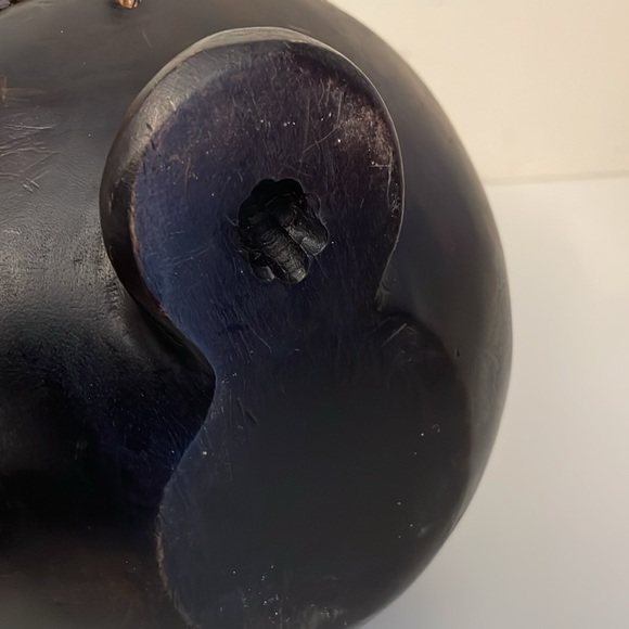 Wooden Carved Face Bowl/Box - Picture 9 of 12